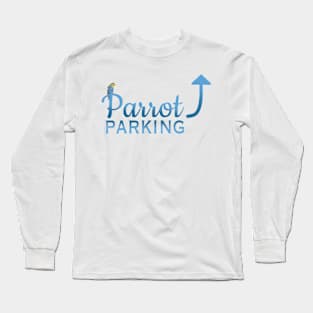Parrot Parking - Budgie Long Sleeve T-Shirt